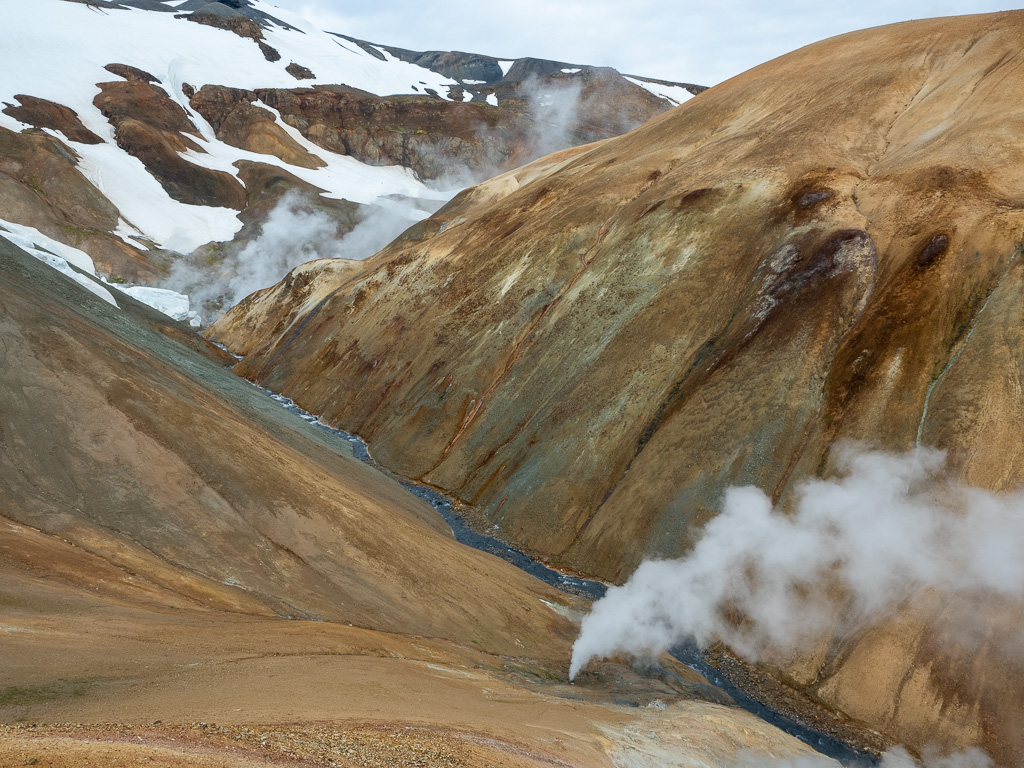 Kerlingarfjöll geothermal rhyolite valley