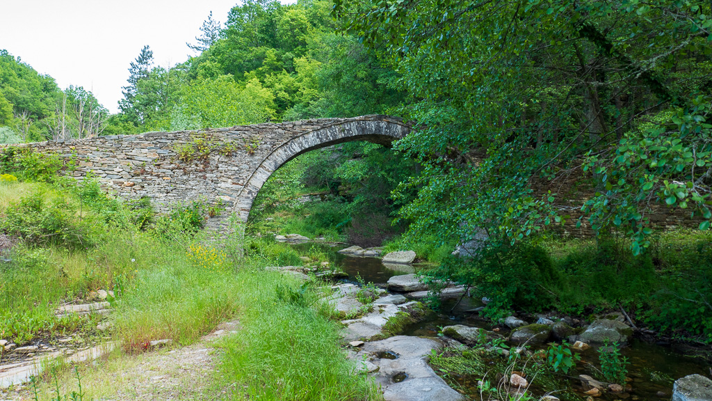 The 16th-century Ottoman Aterenski bridge over the Armira river near Ivaylovgrad
