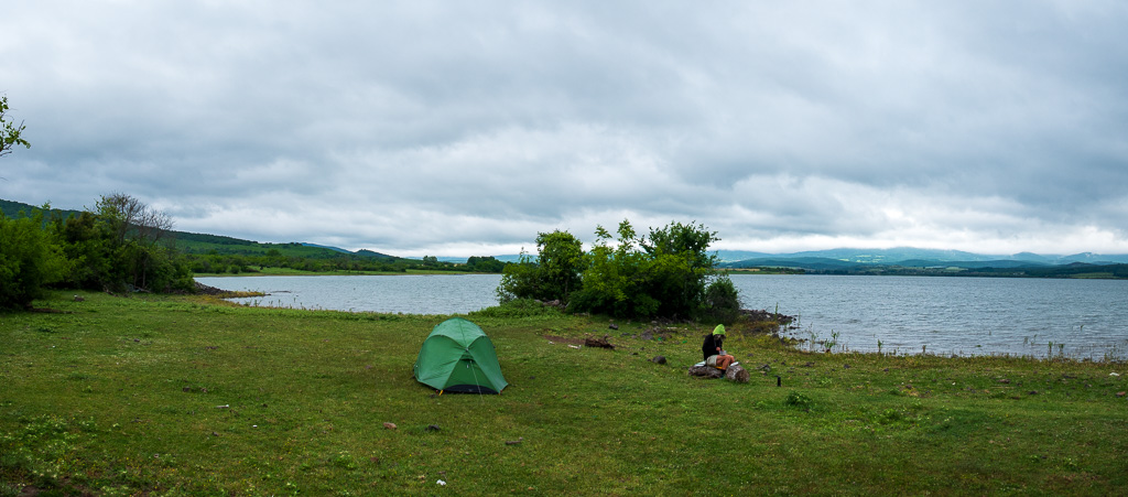 Camp at the Ivaylovgrad Water Reservoir near Senoklas village